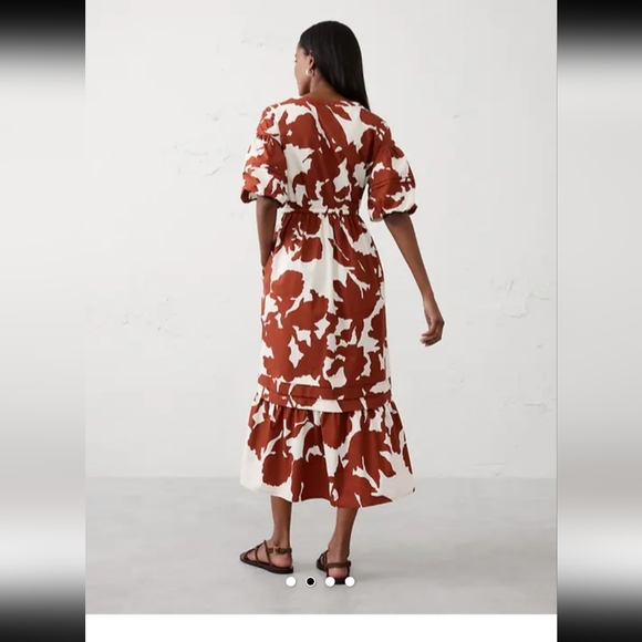 NWT Banana Republic Tiered Midi Dress Sz XXL - Picture 2 of 10